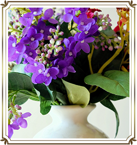 紫色の花